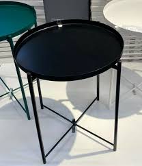 Wood coffee table with storage of trunk made plans, table these trunk coffee table steamer. Ikea Gladom Metal Tray Table Black 17 1 2 X 20 5 8 Fast For Sale Online Ebay