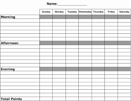 Chore List Template For Adults Lovely 5 Best Of Blank