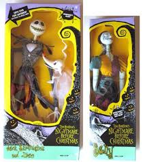 Get it as soon as tue, aug 17. Nightmare Before Christmas Vintage Hasbro Talking Jack Sally Doll Set 1993 Rare