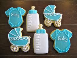 Cute Food For Kids Fetus Cookie Lots More Cookie Ideas For Baby Shower Okay The Fetus Cookie Is Ju Baby Shower Cookies Baby Boy Cookies Baby Shower Treats