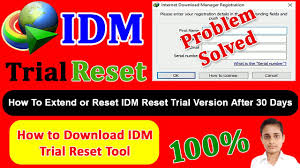 Schedule and accelerate downloads with ease!. How To Extend Or Reset Idm Reset Trial Version After 30 Days Download Idm Trial Reset 2021