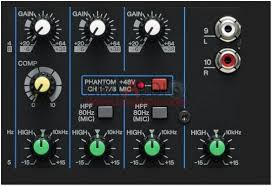 Phantom power ini diautur menggunakan tombol on off. Belajar Mengenal Fungsi Phantom Pada Mixer