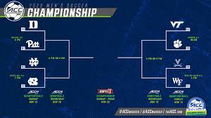Unlock this video, live events, and more with a subscription! Bracket Unveiled For Acc Men S Soccer Championship Soccerwire