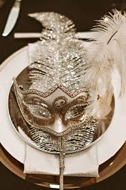 Black And Gold New Year S Eve Wedding Ruffled Masquerade Party New Years Eve Weddings Masquerade Theme