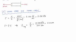 The following formula is used by the calculator above to determine the poisson's ratio of a as is shown in the equation above poisson's ratio is a simple ratio of transverse to axial strain. Poisson S Ratio Example Mechanics Of Materials Youtube