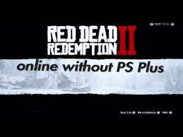 Red Dead Redemption 2 Online Without Ps Plus Limited Time Youtube