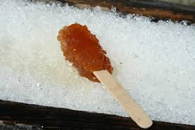 Tire Sur La Neige Maple Syrup On A Stick By Far The Best Canadian Treat Quebec City Canadian Cuisine Canada For Kids Sweet Treats