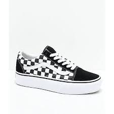 Black And White Checkered Vans With Black Stripe Vans Old Skool Lavender White Canvas Shoes Zumiez White Canvas Shoes Vans Old Skool Canvas Shoes