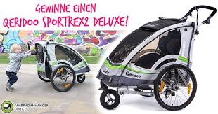 Qeridoo Sportrex 2 Deluxe Im Test Kinderfahrradanhanger Mit Top Ausstattung Sparbaby De Baby Erstausstattung Winter Kinder Fahrrad Baby Ausrustung