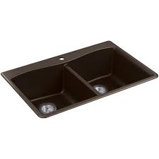 kohler kitchen sink dual mount granite