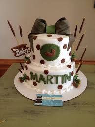 Pin By Lacey Lea Martin On Cake Baby Shower Cakes For Boys Baby Shower Duck Hunting Baby Shower Cake