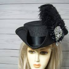 Swashbuckler Pirate Hat, Buccaneer Tricorn Hat