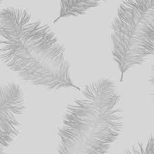 Black And Silver Wallpaper B Q Statement Grey Feather Metallic Effect Wallpaper B Q For All Your Home And Garden Supplies And Advice O Feather Wallpaper Silver Wallpaper Metallic Wallpaper
