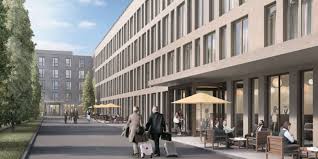 Mit einer höhe von 100 metern ist das 1972 eröffnete gebäude das zweithöchste bauwerk in sachsenhausen. Neueroffnung Holiday Inn Mit Zwei Neuen Hotels In Munchen