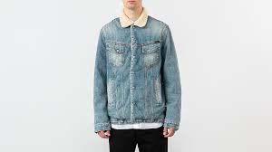 nudie jeans lenny jacket favourite shade denim blue footshop