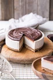 Add heavy whipping cream, softened cream cheese and marshmallow fluff into a mixer bowl. No Bake Vanilla Bean Cheesecake Gluten Free Paleo Vegan