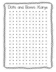 The Puzzle Den Dots And Boxes Freebie In 2020 Dots And Boxes Dots Game Dots