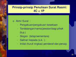 Cogan kata untuk surat urusan baginda. Penulisan Surat Rasmi Disampaikan Oleh Nor Hafidah Abu Hanit Ppt Download