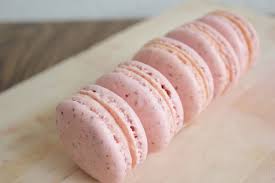 Strawberry French Macarons French Macaroon Recipes Macaroon Recipes Macaron Recipe