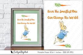 45 rabbit quotes follow in order of popularity. Peter Rabbit Quote Digital Poster Beatrix Potter By Catgodigital Thehungryjpeg Com