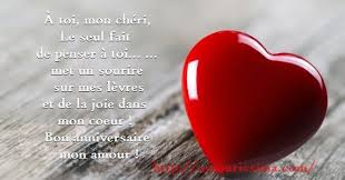 Read joyeux anniversaire bb ❤ from the story shoto gram by lavenderhooch (lavender) with 52 reads. Joyeux Anniversaire Mon Amour Inspirational Voeux D Amour Pour Anniversaire Joyeux Anniversaire Mon Amour Message Anniversaire Anniversaire Sms