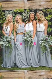 Grey Bridesmaid Dresses Bridesmaid Dresses Two Piece Bridesmaid Dresses Two Piec Two Piece Bridesmaid Dresses Cheap Bridesmaid Dresses Wedding Guest Dress