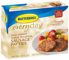 These meatballs with spicy italian turkey sausage, spicy italian ground turkey, cheddar cheese, egg, onion, and seasoning are great for snack or in your spaghetti. Butterball Everyday Fully Cooked Turkey Sausage Patties Shop Sausages Hot Dogs At H E B