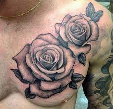 The tattoos will make your love stronger like anything as it reflects your passion for being romantic at heart. Tattoos For Men Christian Tattoosformen Rose Tattoos For Men Rose Chest Tattoo Rose Tattoos