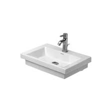 References step inside hotels, office buildings, large arenas and private residences around the globe. Duravit 07905000001 White Wondergliss Furniture Wash Basin 19 685 With Tap Platform And One Tap Hole From 1930 Series Faucetdirect Com