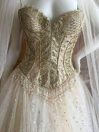 Bob Mackie Vintage 1980 Ballerina Wedding Dress W Jeweled Corset Dresses Pirate Wedding Dress Ballerina Wedding Dress