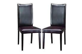 Berreman Dark Brown Modern Dining Chair With Images Faux Leather Dining Chairs Leather Dining Chairs Brown Dining Chairs