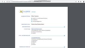 Cv asistent completat romana in medical europass model. Completarea Unui Cv Europass In Limba GermanÄƒ Europass Lebenslauf Model Completare Cv Youtube