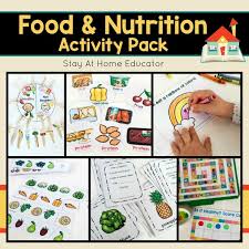 printable food and nutrition activities