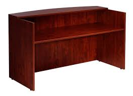 Boss Office Products N169 M Boss Reception Desk 71w X 30 36d X 42h Mahogany Empfangstheke Theken