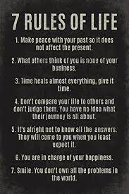 From Amazon 7 Rules Of Life Wisdom Quotes Inspiring Quotes About Life