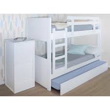 Par sa conception, le lit superposé armand en bois massif est composé d'un lit bas qui est un lit matrimonial de 2 places 140 x 190 cm et d'un notre lit superposé armand permet d'optimiser les petits espaces de façon esthétique et pratique. Lit Superpose 3 Places Enfant Lineaire Livraison Gratuite