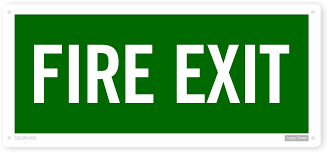 Check out our exit sign selection for the very best in unique or custom, handmade pieces from our signs shops. Fire Exit Emergency Sign