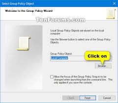 Apply Local Group Policy To Non Administrators In Windows 10 Tutorials