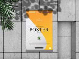 Free Metal Frame Wall Mounted Poster Mockup Design Mockup Planet In 2020 Poster Mockup Poster Mockup Psd Poster Mockup Free