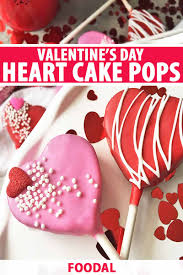 Have fun with these little cakes and splurge on some cake decorating supplies like sprinkles and chocolate chips. Valentine S Day Heart Cake Pops Homemade Recipe Foodal