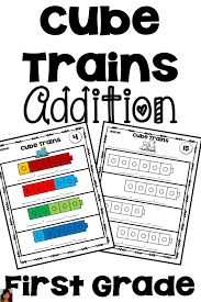 Cube Train Addition Activities Math Stations Third Grade Activities Ready For First Grade