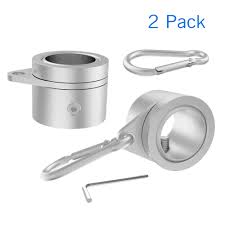 These indeed fit up to 1 inch diameter poles, not any larger. Aluminum Flagpole Rotating Rings 2 Pack 360 Degree Rotating Flagpole Flag Mounting Rings Spinning Flag Pole Kit With Carabiner Anti Wrap For 0 75 1 02inch Diameter Flagpole Flagpole Hardware Patio Lawn Garden Urbytus Com