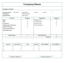 Salary Slip Templates 19 Free Printable Ms Docs Xlsx Formats Samples Examples In 2020 Words Payroll Template Word Template