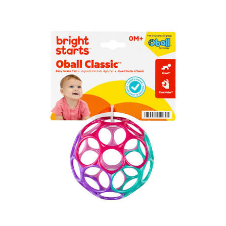 Oball Classic Easy-Grasp Toy - Pink/Purple – Kids2, LLC