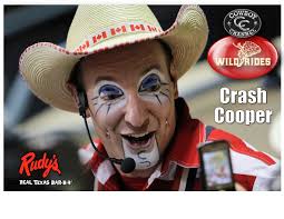 Crash" Cooper, also known as Ash Cooper, is a well-known figure in the  rodeo world, celebrated for his talent and entertainment as a rodeo clown  and barrelman. Cooper began his career as