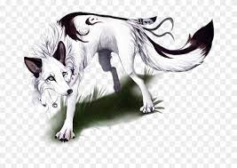 Im a little weaker anime wolf pu. Drawn Werewolf Furred Female Anime White Wolf Clipart 239986 Pikpng