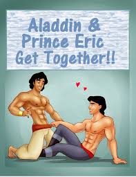Read (Disney) Aladdin And Prince Eric Get Together Hentai Porns - Manga And  Porncomics Xxx