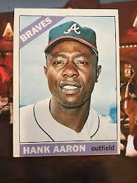 HANK AARON🔥1966 TOPPS #500📈PSA 6-7? 🌟ATLANTA BRAVES💥⚾🚀TRUE HOME RUN  KING🏆