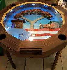 Mesa De Domino Por Artesano Puertorriqueno Outdoor Woodworking Plans Domino Table Diy Table