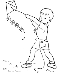 Click the kite coloring pages to view printable version or color it online (compatible with ipad and android tablets). Kite Coloring Sheet Coloring Home